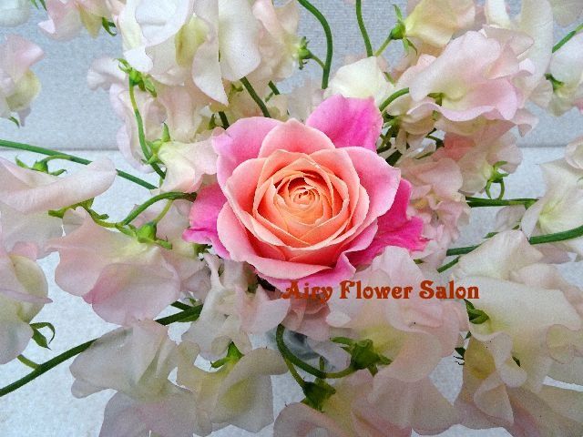 2 7 2017 東京の花教室のフラワーアレンジメントで人気バラ